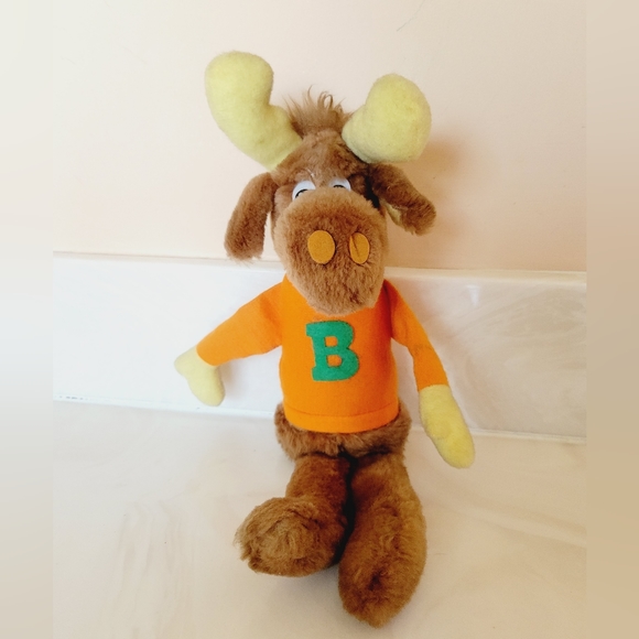 Vintage 1982 Rocky & Bullwinkle J. Moose Plush - Picture 2 of 9